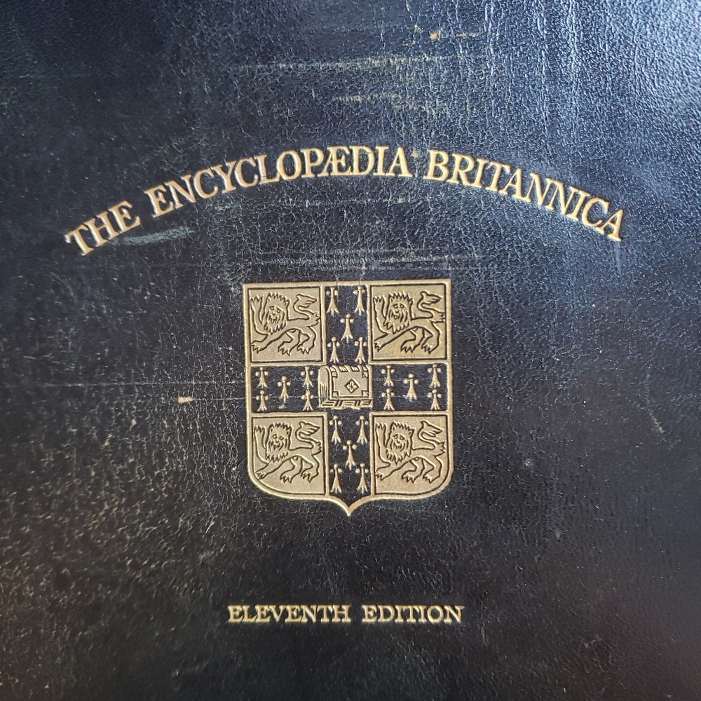Antique Encyclopedia Britannica 11th Edition